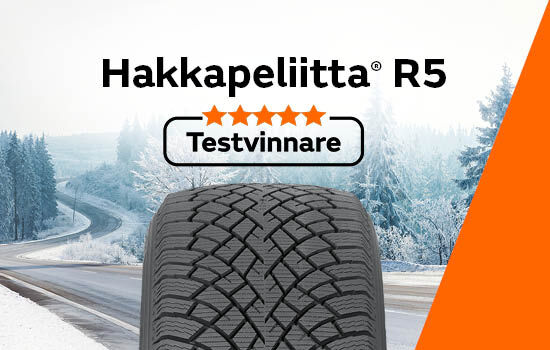 Testvinnare 2025: Nokian Tyres Hakkapeliitta R5