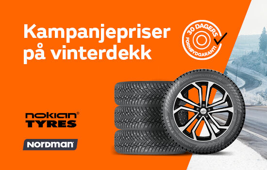 Kampanjepriser på vinterdekk I Vianor