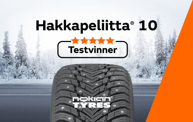 Nokian Tyres Hakkapeliitta 10 – testvinner