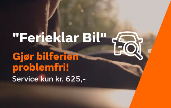 Gjør bilferien problemfri med Ferieklar Bil