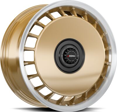 RONAL R50 REV-B Racing Gold Rim Lip Cut alumiinivanne
