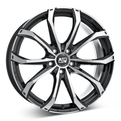 MSW 48 Black/Polished alumiinivanne