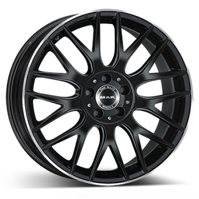 MAK Arrow Black Polished Lip lättmetallfälg