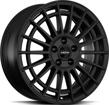 RONAL R73 Jet Black Matt alumiinivanne