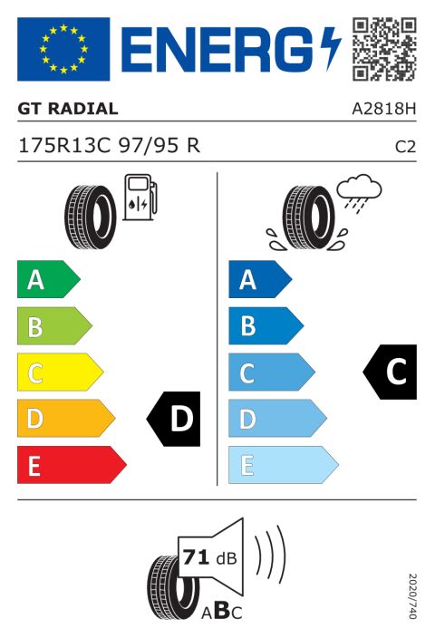 EU-dekkmerking: 100A2818H