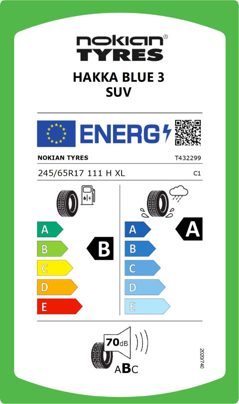 EU-däckmärkning: T432299