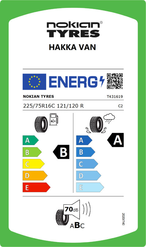 EU-däckmärkning: T431619