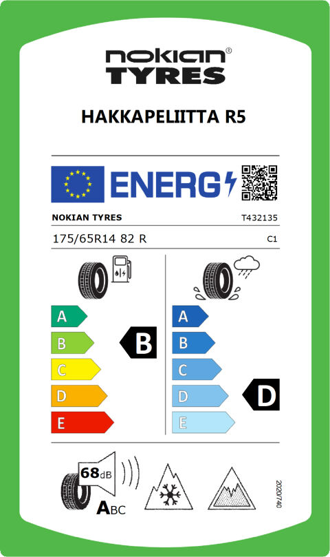 EU-däckmärkning: T432135