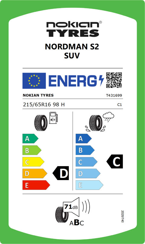 EU-däckmärkning: T431699