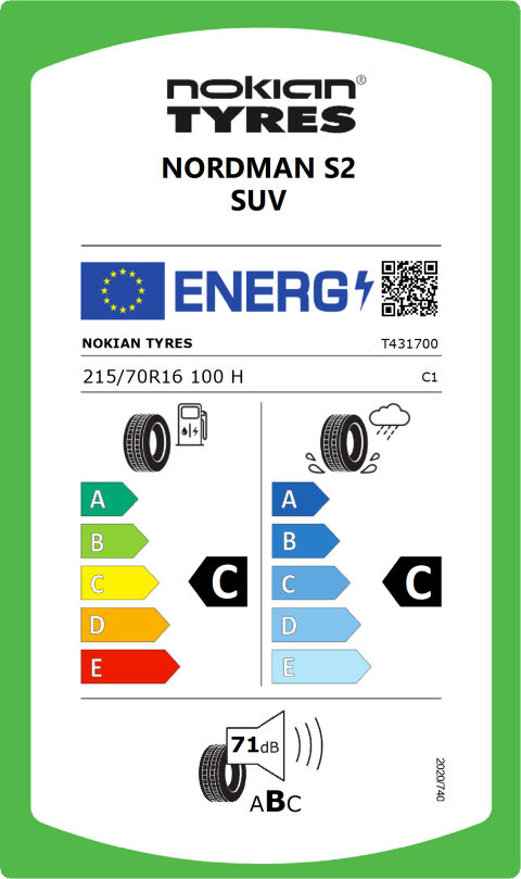 EU-dekkmerking: T431700