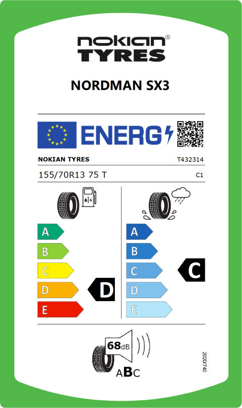 EU-däckmärkning: T432314