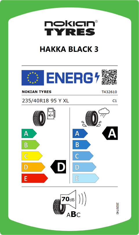 EU-däckmärkning: T432610