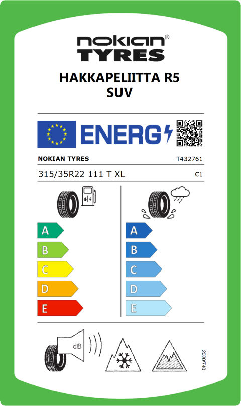 EU-däckmärkning: T432761