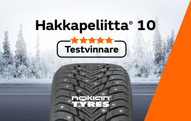 Nokian Tyres Hakkapeliitta 10 – testvinnare