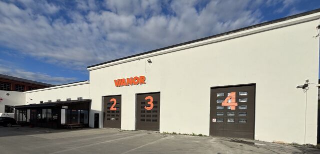 Vianors lagerbygg i Narvik