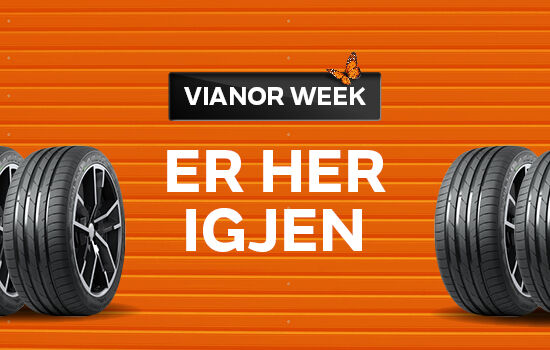 Vianor Week - kampanje på sommerdekk og bilservice